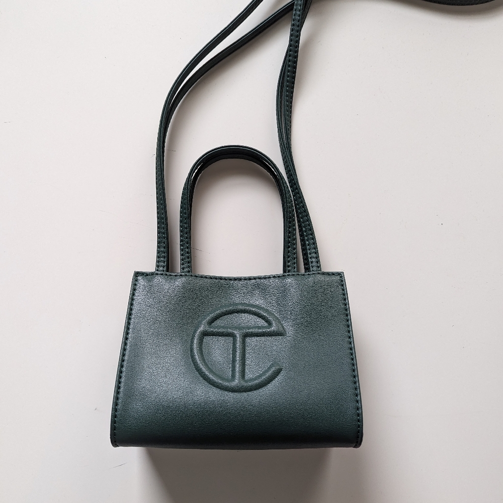 Telfar Small Dark Olive Shopping Bag